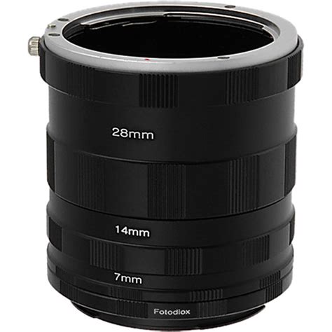 Fotodiox Canon EOS Macro Extension Tube Set for Extreme Close-Ups ...