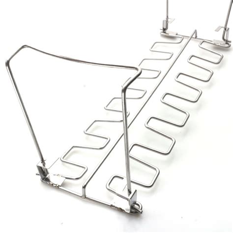 Folding Chicken Leg & Wing Rack Grill Stand Roasting Grill with Drip T