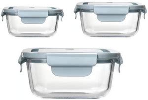 IndusBay Glass Utility Container - 350 ml, 500 ml, 800 ml Price in ...