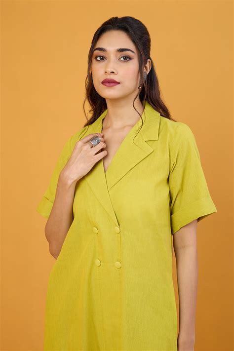 Tropical Neon Midi Blazer Dress - maati crafts