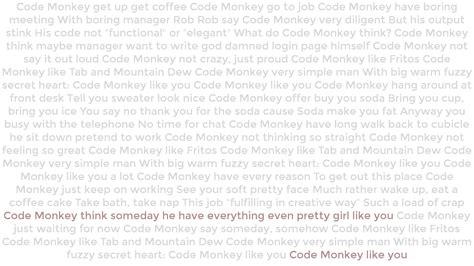 Image result for Code Monkey Cover Songs