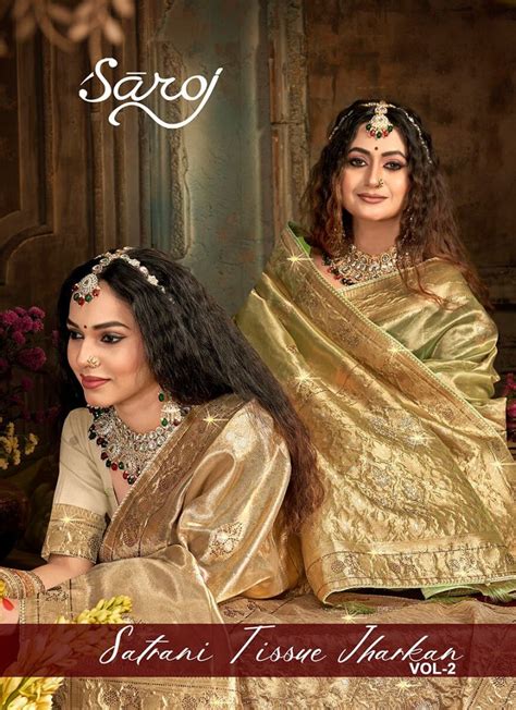 Saroj Satrani Tissue Jharkan Vol 2 Soft Tissue Saree Collection