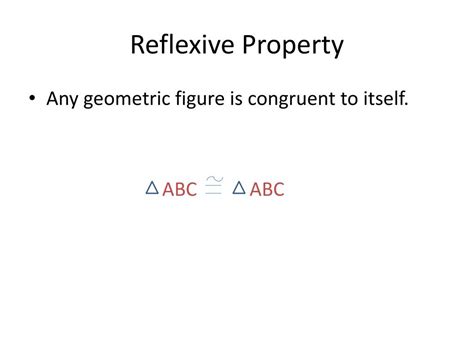 Image result for Reflexive Property Geometry