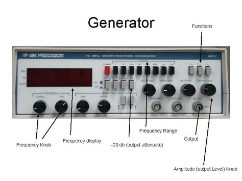 Image result for Using a Frequency Generator