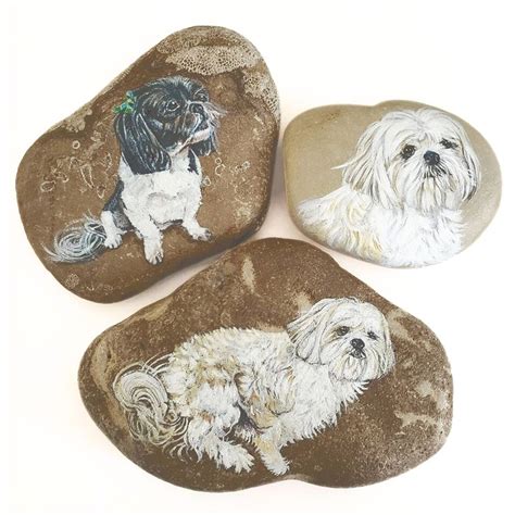 Mary Jill Lemieur - Work Zoom: Custom Pet Portrait on Lake Michigan Rock
