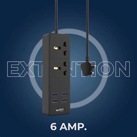 Buy Ubon EXT2 Extension 6-in-1 Power 1500W Board at Bangalore