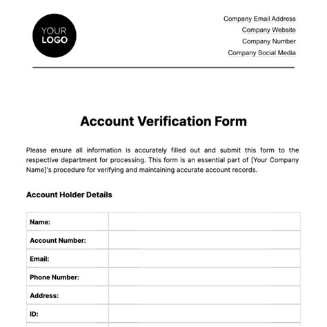 Image result for Verification Form Template