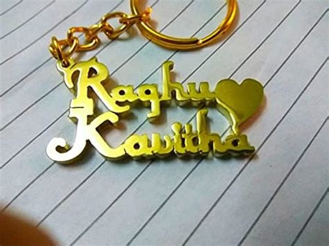 Sajal Personalized Keychain With Your Own Name Or Any Name Handcarved ...