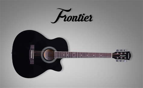 Kadence Frontier Series,Black Acoustic Guitar : Amazon.in: Musical ...