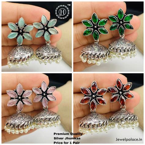 Oxidised Jhumka Earrings JH3912 – Jewel Palace