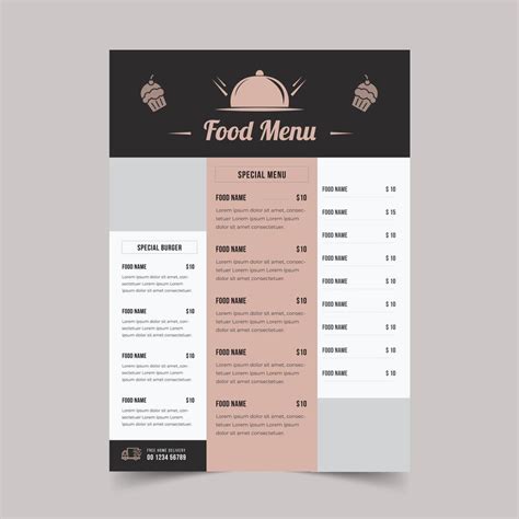 Simple Food Menu Design 的图像结果