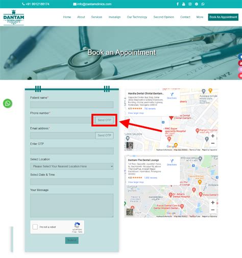 Steps to book lab visit appointment from Dantam-The Dental Lounge