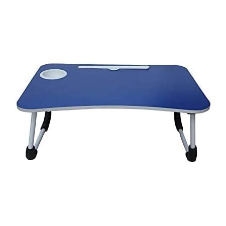 PRIVILON GLOBAL Foldable Wooden Laptop Bed Tray Table, Multifunction ...