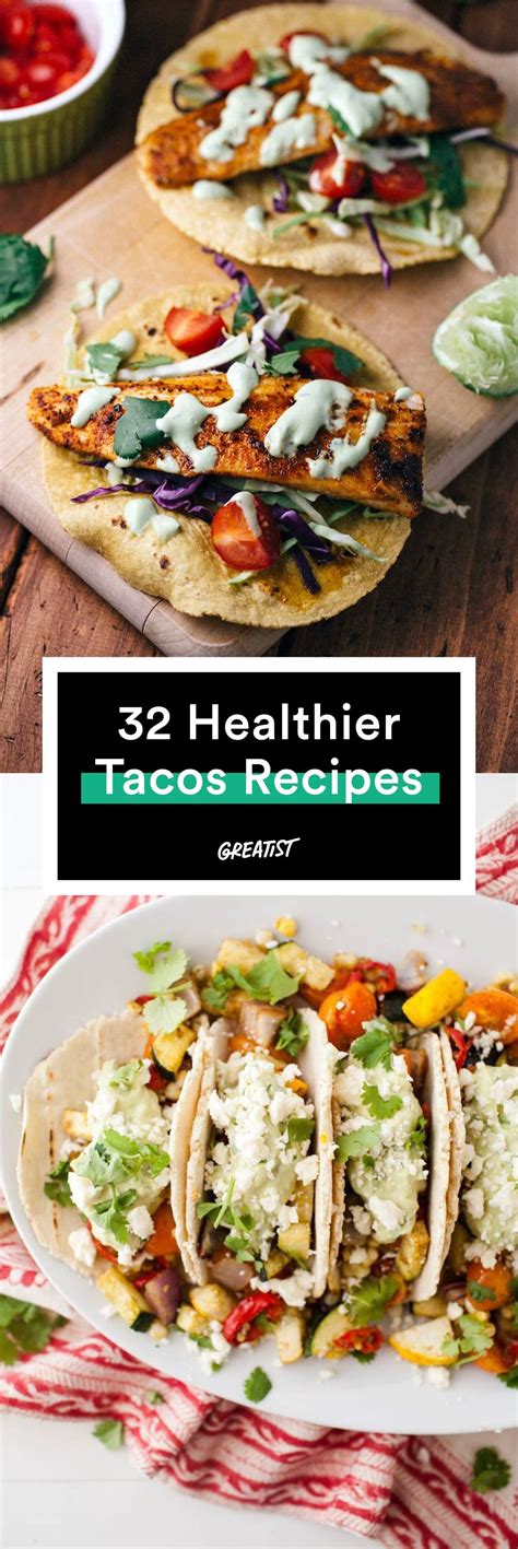 32 Healthier Ways to Eat Tacos Every Day | Healthy taco recipes ...
