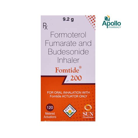 Fomtide 6mcg/200mcg Inhaler Price, Uses, Side Effects, Composition ...