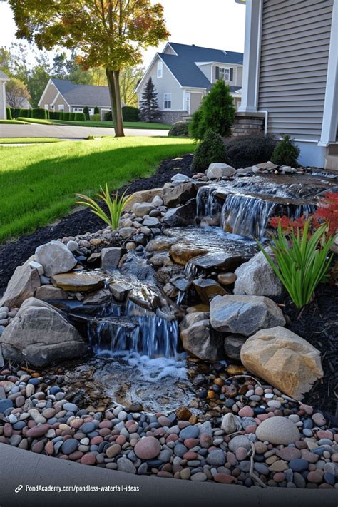 18 Stunning Pondless Waterfall Ideas to Transform Your Yard | Backyard ...