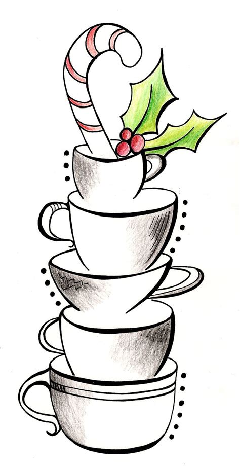 easy drawing ideas christmas