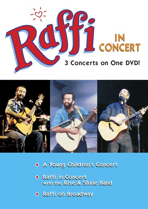 RAFFI IN CONCERT (Rounder Records) - Three great concert videos on a ...