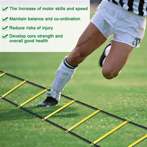 4m 8 Rung Agility Ladder Agility Ladder 4M 8-Rung - Adjustable Speed ...