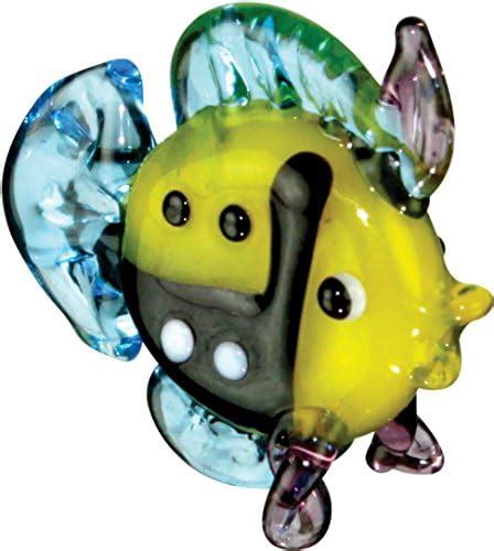 Looking Glass Leif the Reef Fish Miniature Glass Collectible, Pack of ...
