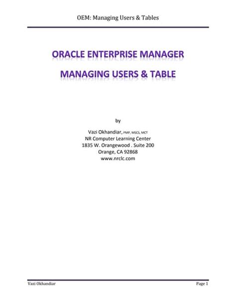 Image result for Oracle Users Table