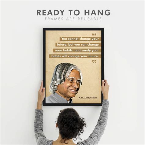 Chaka Chaundh Wood A. P. J. Abdul Kalam Motivational Quotes Poster ...