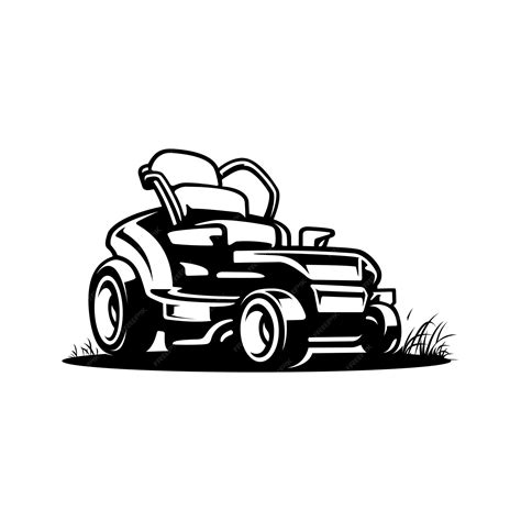 Lawn Mower Clip Art Black And White