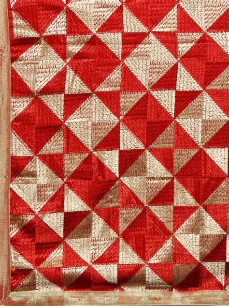 The Heavy Embroidered Phulukari Dupatta – Weavers Villa