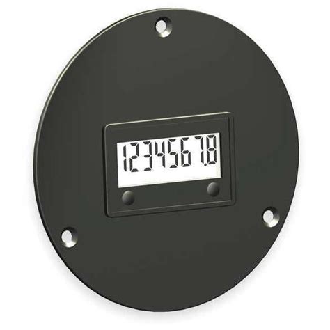 Trumeter LCD Hour Meter, 3-Hole, 2.87 in Flange 3410-1000 | Zoro