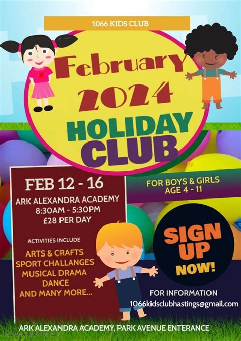 1066 kids club February holiday camp , Ark Alexandra Academy, Hastings ...