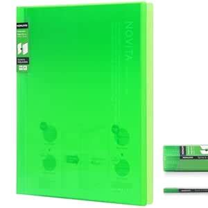 Kokuyo 40-Pocket Binder with Plastic Sleeves 8.5"x11" (Light Green), A4 ...