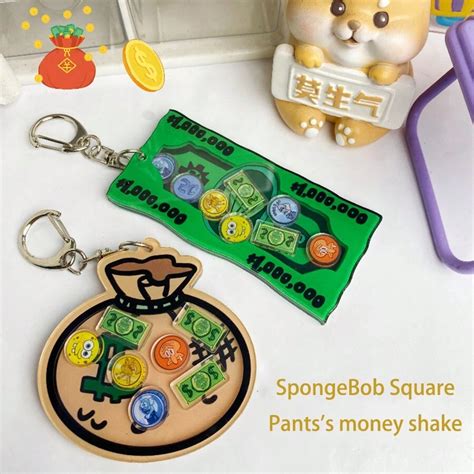 SPONGEBOB Bikini Friends Rattle Bikini City Coin Purse, INS Style Cute ...