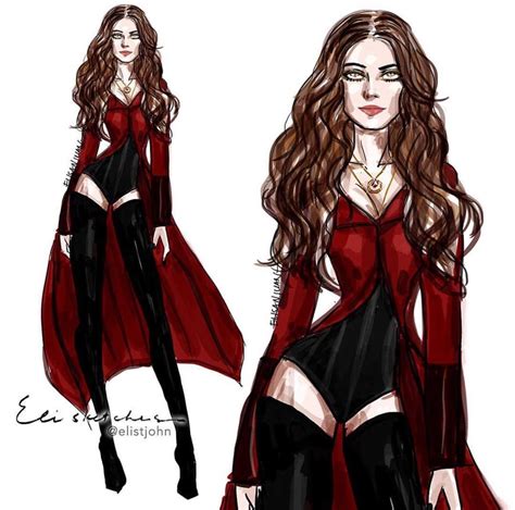 Elisketches The Avengers Infinity Wars Collection: Scarlet Witch ...