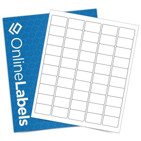 1.5 x 1 Rectangle Barcode Labels - Pack of 5,000 Labels, 100 Sheets ...