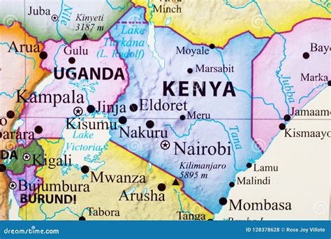 Kenya City Map