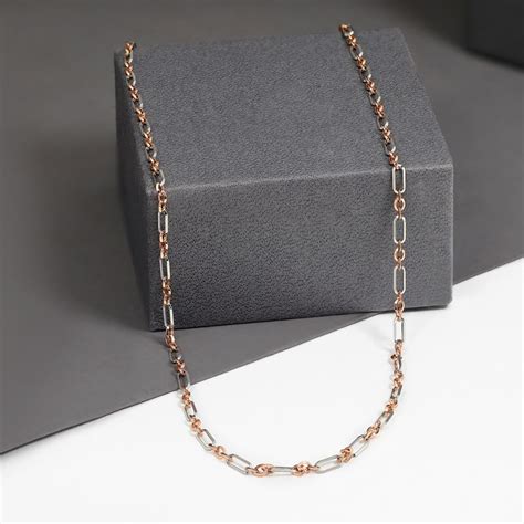 Affirmation Platinum And Rose Gold Chain for him priced under 50K ...