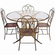 Faux Bamboo Dining Table at 1stdibs
