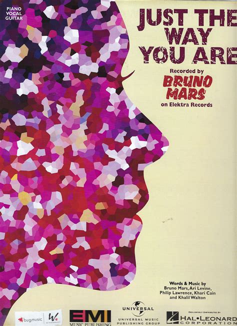 Bruno Mars Just the Way You Are Sheet Music - Walmart.com - Walmart.com