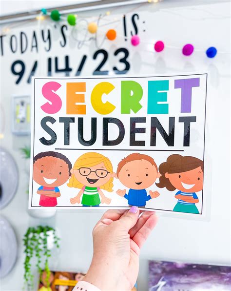 Secret Student FREEBIE - Teach Create Motivate