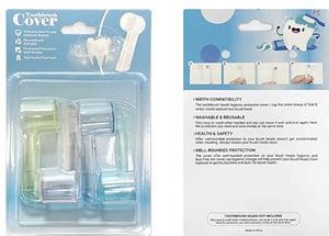 Zibuyu Protective Toothbrush Covers Pack for Electric Heads Travel ...