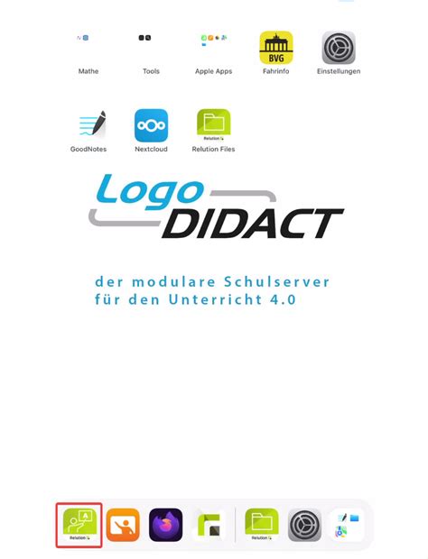 Teacher-App öffnen - Dokumentation