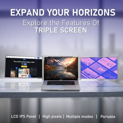 Tri-Screen Extendable Display