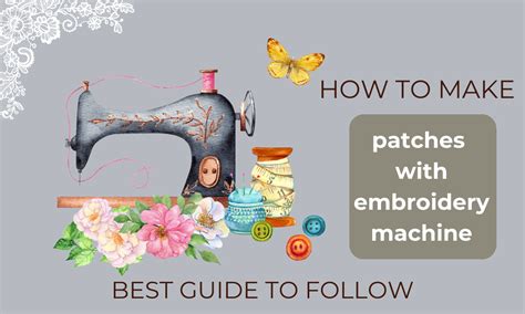 Image result for Machine Embroidery Patches Tutorial