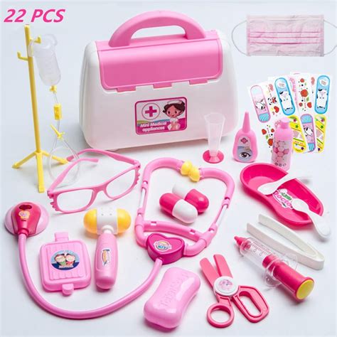 Buy Powiller 22 PCS Doctor Kit for Kids with Electronic Stethoscope ...