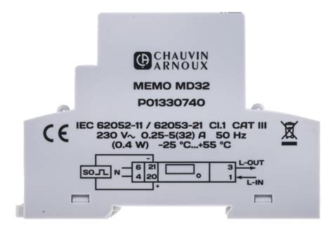 P01330740 Chauvin Arnoux Energy | Chauvin Arnoux Energy 1 Phase LCD ...