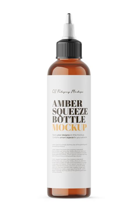 Amber spray bottle psd mockup – Artofit