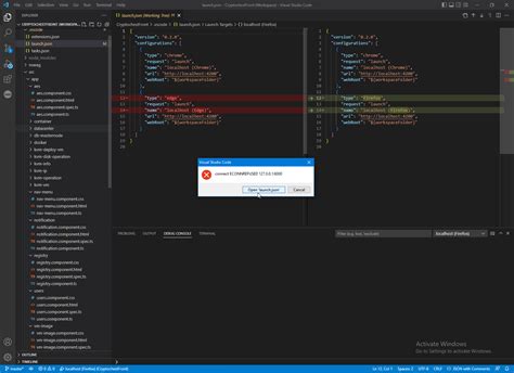 Angular vs Code Debugging 的图像结果