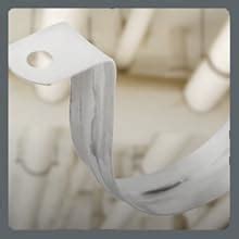 SVE Steel and Zink Coding PVC Pipe Clamps (4 Inch, 110 mm) -12 Pieces ...