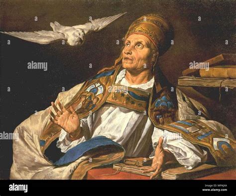St Gregory first half of 17th century. 876 Matthias Stom - St Gregory - WGA21806 Stock Photo - Alamy