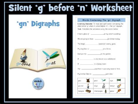 Silent 'k' and 'g' in 'kn' and 'gn' words - 'kn' and 'gn' Digraphs ...